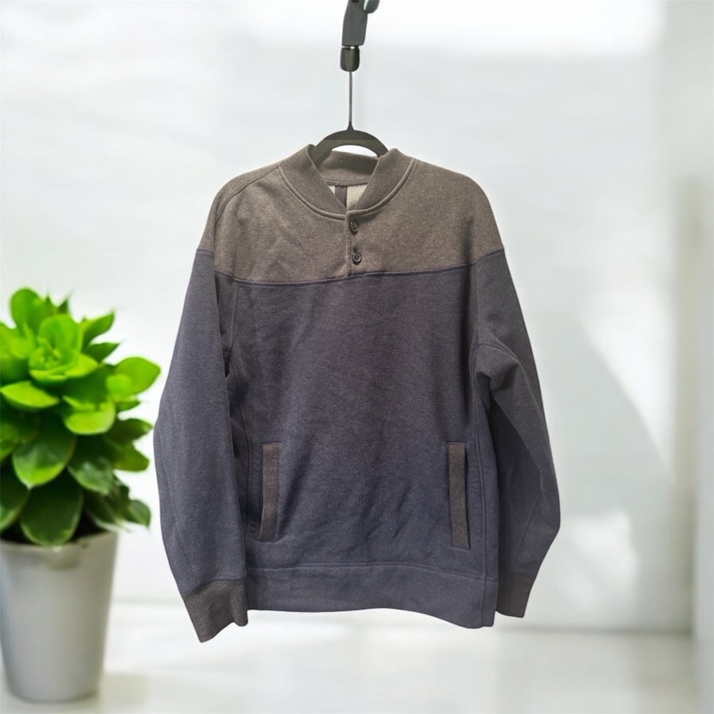Lululemon Men’s Revolve Henley Fleece Large - Picture 2 of 2